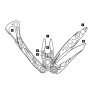 Мультитул LEATHERMAN SKELETOOL BLACK & SILVER 832629