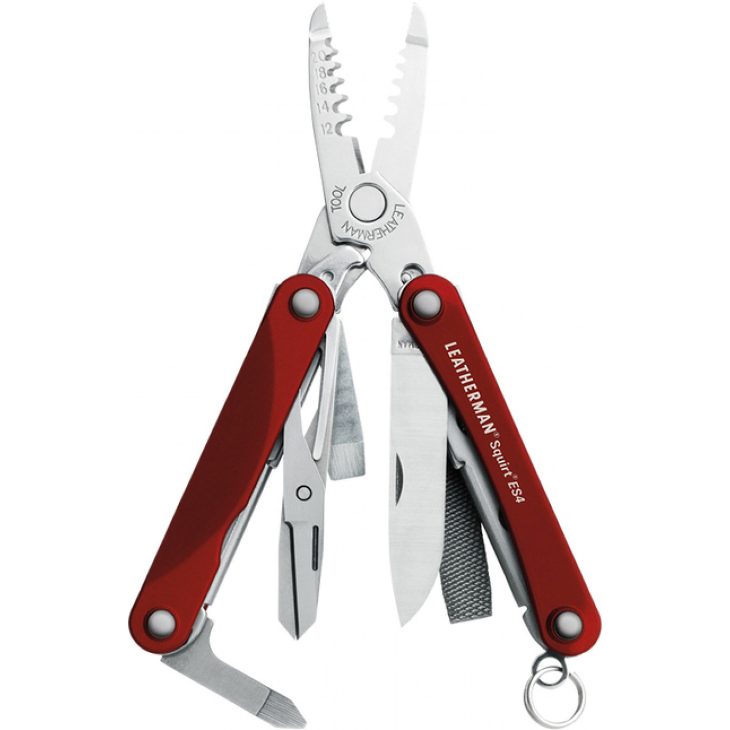 Мультитул LEATHERMAN SQUIRT ES4 RED в подарочной упаковке 831237
